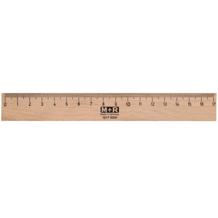 Holzlineal 17 cm in der Gruppe Basteln & Hobby / Hobbyzubehör / Lineale bei Pen Store (102246)