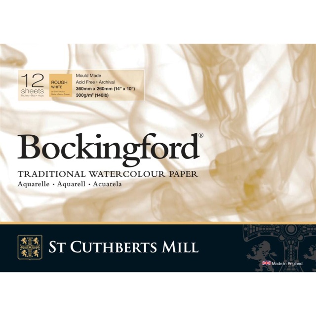 Bockingford Aquarellpapier Rough 300g 36x26cm
