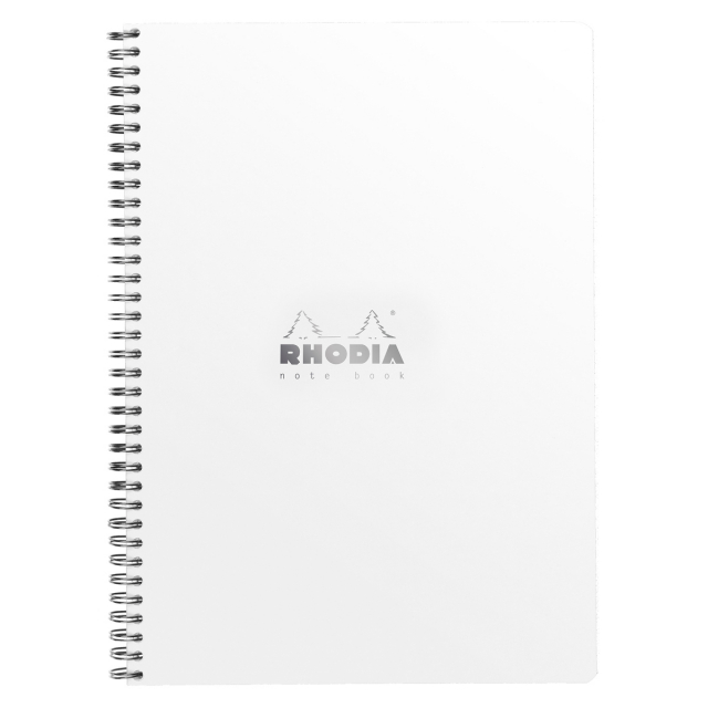 Notebook Spiral Weiß A4 Kariert
