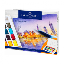 Aquarell-Set 36 Farben + Wasserpinsel in der Gruppe Künstlerbedarf / Künstlerfarben / Aquarell bei Pen Store (111745)