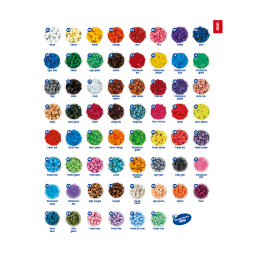 Midi-Perlen 1000er-Pack in der Gruppe Basteln & Hobby / Basteln / Perlen & Zubehör bei Pen Store (126043_r)