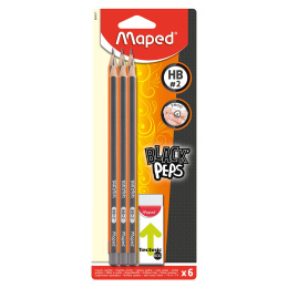 Bleistifte HB 6er-Pack in der Gruppe Kids / Stifte für Kinder / Schreibstifte für Kinder bei Pen Store (129635)