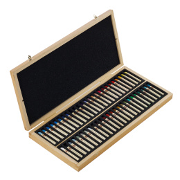 Ölpastel 5ml 50er-Set Holzbox in der Gruppe Künstlerbedarf / Buntstifte und Bleistifte / Ölpastellkreide bei Pen Store (129811)