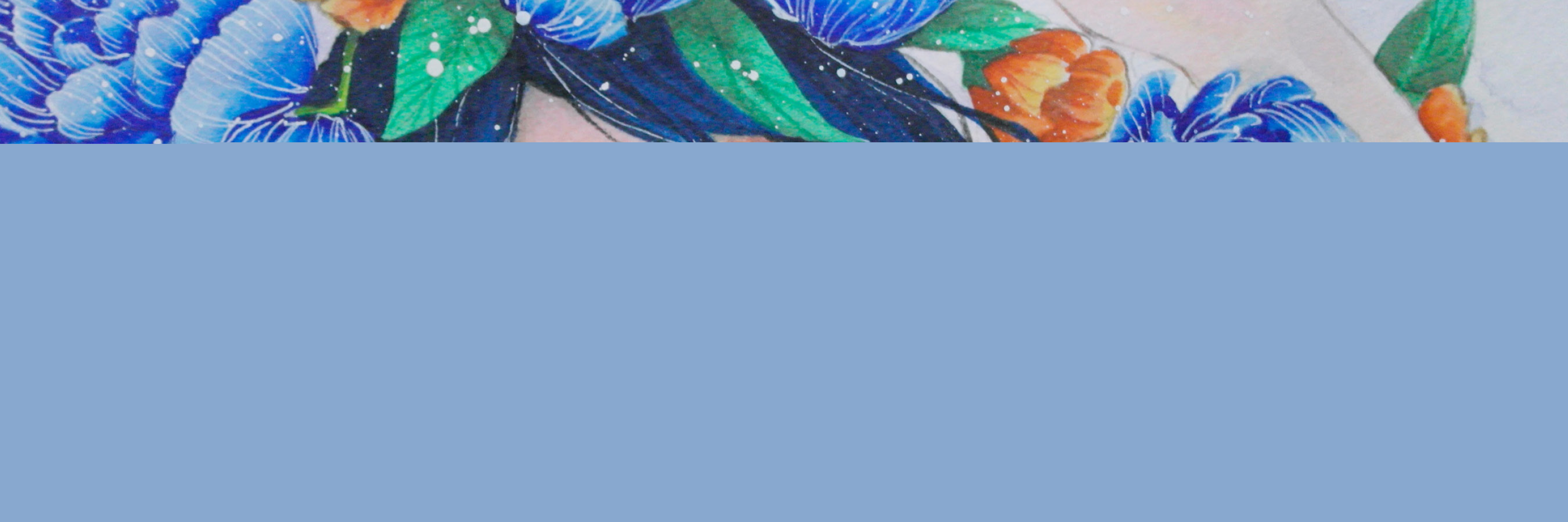 Kombiniere Aquarellfarben mit Markern