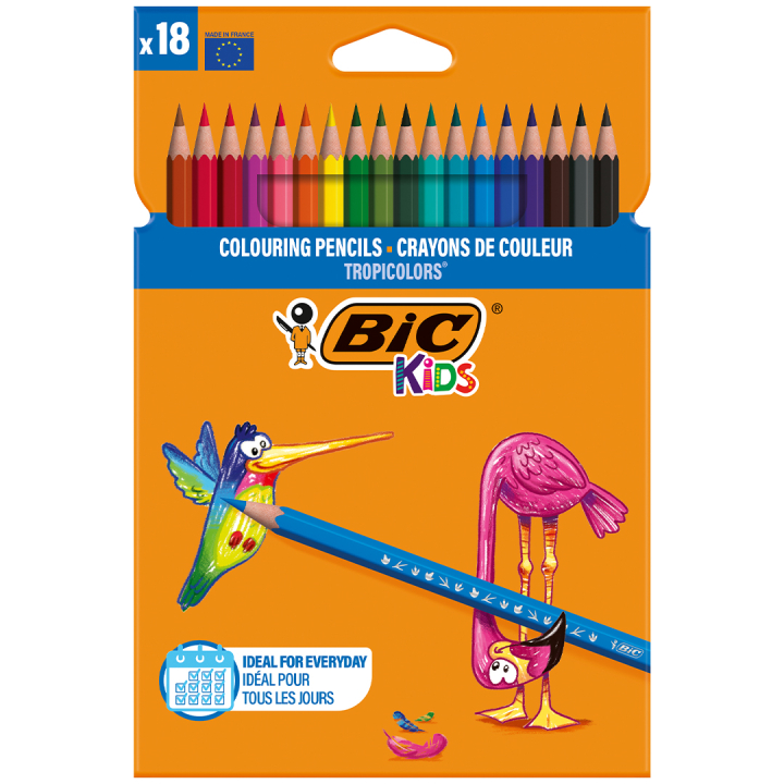 Kids Tropicolors Buntstifte 18er-Set (ab 5 Jahren) in der Gruppe Kids / Stifte für Kinder / Buntstifte für Kinder bei Pen Store (100240)