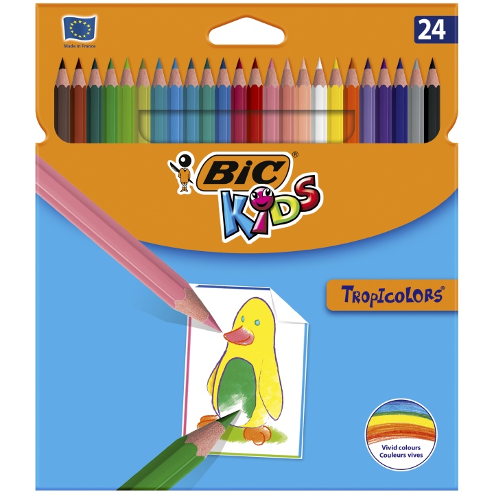 Kids Tropicolors Buntstifte 24er-Set (ab 5 Jahren) in der Gruppe Kids / Stifte für Kinder / Buntstifte für Kinder bei Pen Store (100241)