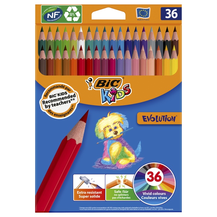 Kids Evolution Buntstifte 36er-Set (ab 5 Jahren) in der Gruppe Kids / Stifte für Kinder / Buntstifte für Kinder bei Pen Store (100243)