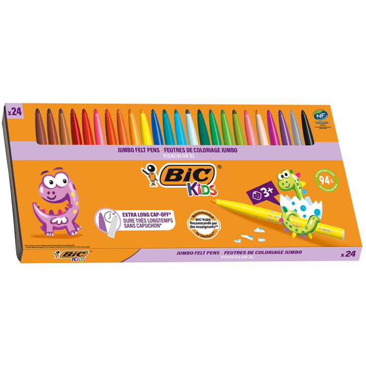 Kids Visacolor XL Filzstifte 24er-Set (ab 3 Jahren) in der Gruppe Kids / Stifte für Kinder / Filzstifte für Kinder bei Pen Store (100250)