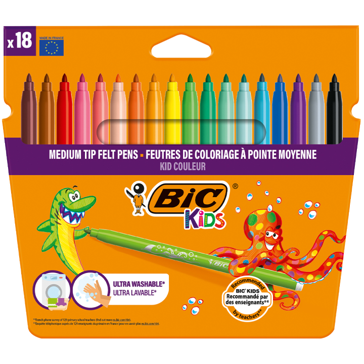 Kids Couleur Filzstifte 18er-Set (ab 5 Jahren) in der Gruppe Kids / Stifte für Kinder / Filzstifte für Kinder bei Pen Store (100252)