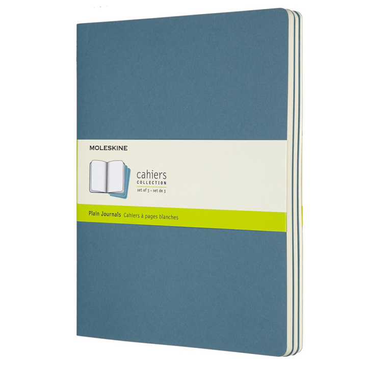 Cahier XL Notebook Brisk Blue Plain in der Gruppe Papier & Blöcke / Schreiben und Notizen / Notizbücher bei Pen Store (100331)