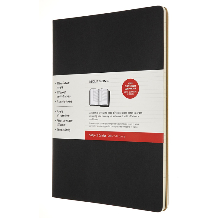 Cahier Subject A4 Black/Kraft Ruled in der Gruppe Papier & Blöcke / Schreiben und Notizen / Notizbücher bei Pen Store (100338)