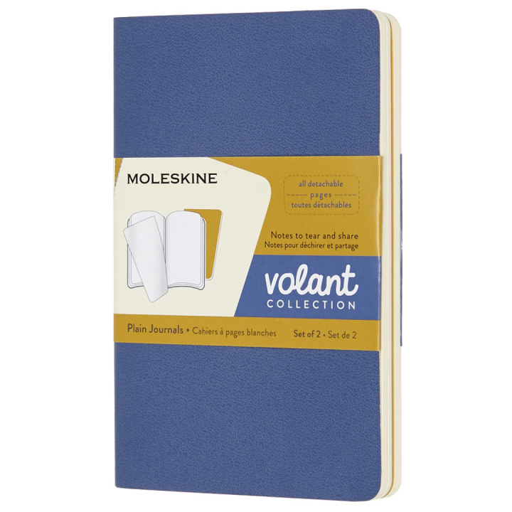 Volant Pocket Notebook Blue/Yellow in der Gruppe Papier & Blöcke / Schreiben und Notizen / Notizbücher bei Pen Store (100343_r)