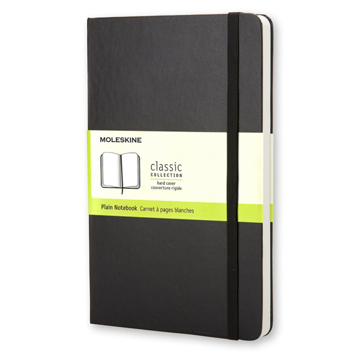 Classic Hard Cover Notebook Pocket Black in der Gruppe Papier & Blöcke / Schreiben und Notizen / Notizbücher bei Pen Store (100349_r)