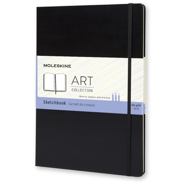 Sketchbook A4 Black in der Gruppe Papier & Blöcke / Künstlerblöcke / Skizzenbücher bei Pen Store (100383)
