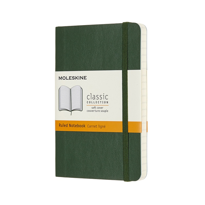 Classic Soft Cover Notebook Pocket Myrtle Green in der Gruppe Papier & Blöcke / Schreiben und Notizen / Notizbücher bei Pen Store (100395_r)