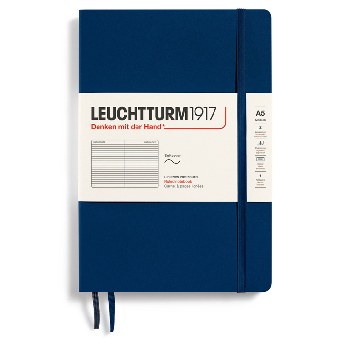 Notebook A5 Soft Cover Liniert in der Gruppe Papier & Blöcke / Schreiben und Notizen / Notizbücher bei Pen Store (100703_r)