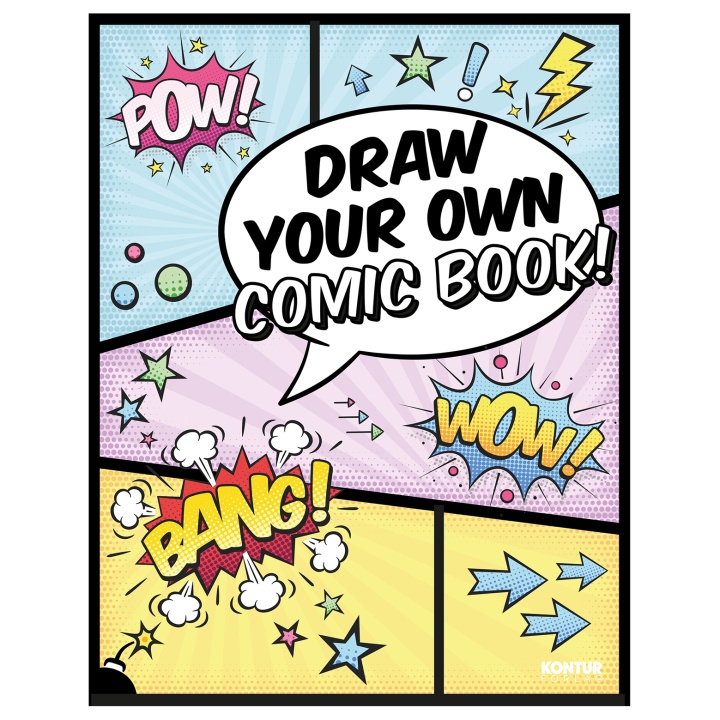 Draw Your Own Comic Book! in der Gruppe Basteln & Hobby / Bücher / Malbücher für Erwachsene bei Pen Store (101375)