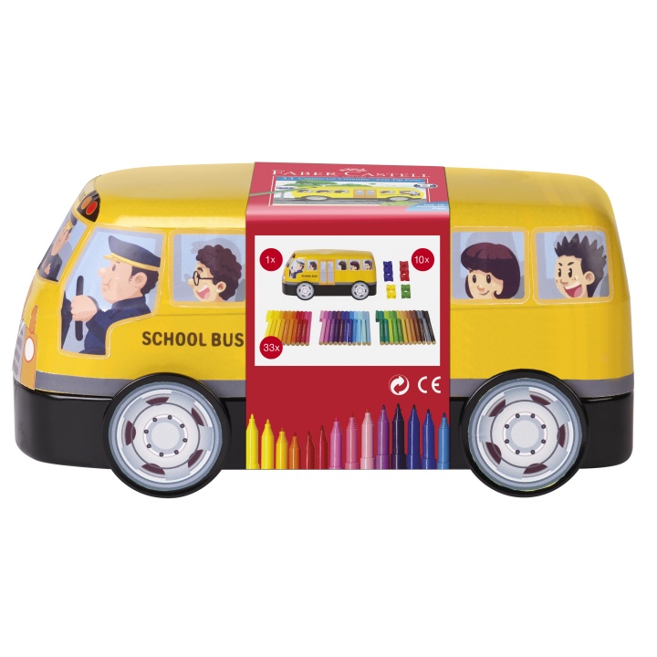 Filzstifte Connector 33er-Set Schulbus (ab 3 Jahren) in der Gruppe Kids / Stifte für Kinder / Filzstifte für Kinder bei Pen Store (101420)