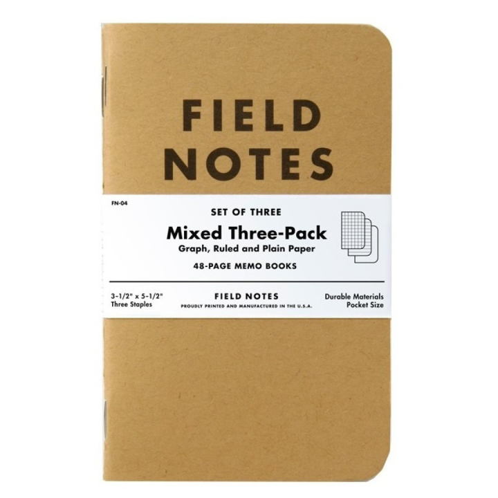 Memo Book Mixed 3er-Pack in der Gruppe Papier & Blöcke / Schreiben und Notizen / Notizbücher bei Pen Store (101426)