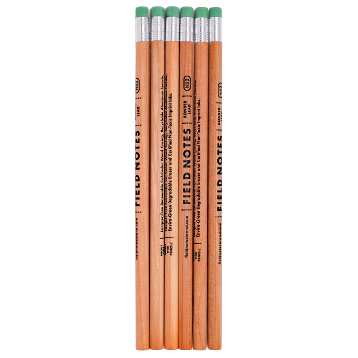 Nr. 2 Pencils 6er-Pack in der Gruppe Stifte / Schreiben / Bleistifte bei Pen Store (101428)