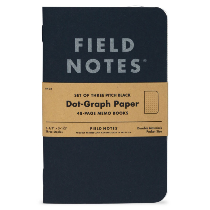 Memo Book Dotted 3er-Pack in der Gruppe Papier & Blöcke / Schreiben und Notizen / Notizbücher bei Pen Store (101429)