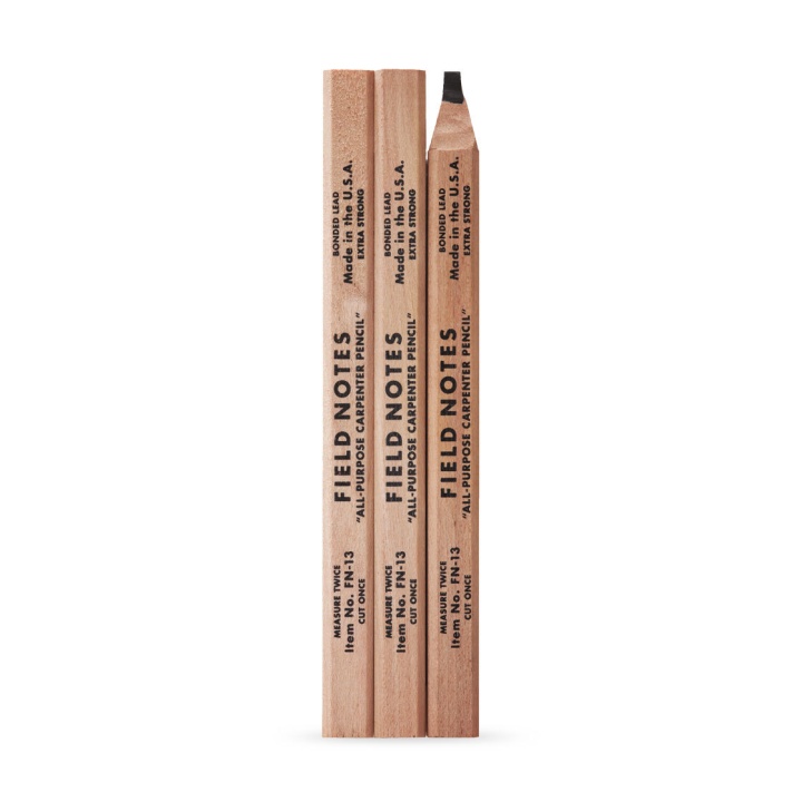 Carpenter Pencil 3er-Pack in der Gruppe Künstlerbedarf / Buntstifte und Bleistifte / Grafit- und Bleistifte bei Pen Store (101435)