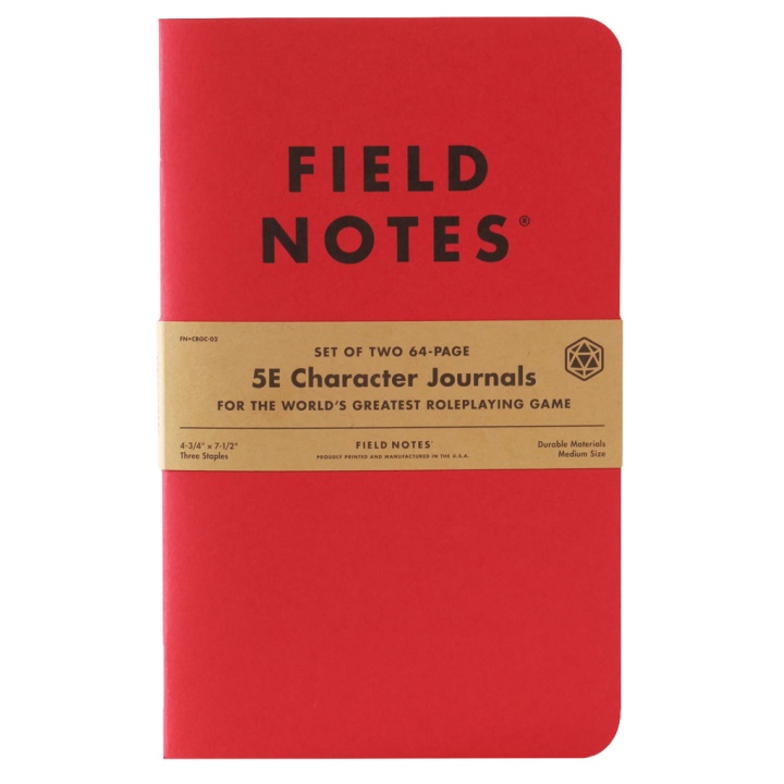 5E Character Journal 2er-Pack in der Gruppe Papier & Blöcke / Schreiben und Notizen / Notizblock und Notizhefte bei Pen Store (101443)