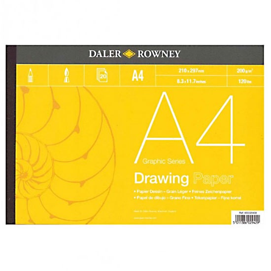 Drawing Paper A4 in der Gruppe Papier & Blöcke / Künstlerblöcke / Zeichen- und Skizzenblöcke bei Pen Store (101457)