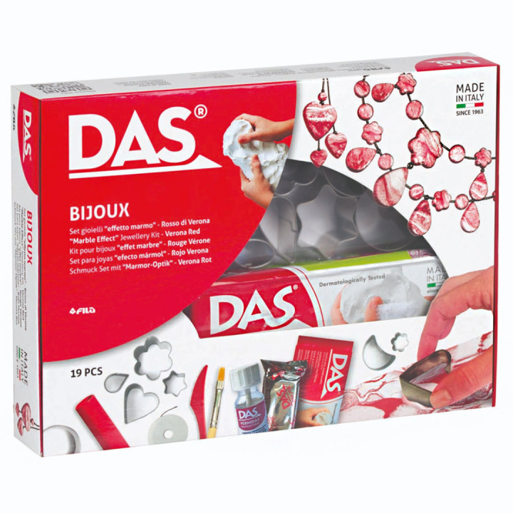 Idea Mix Bijoux-Set Black 19-teilig in der Gruppe Basteln & Hobby / Basteln / Modellieren / Lufttrocknende Tonsorten bei Pen Store (101586)