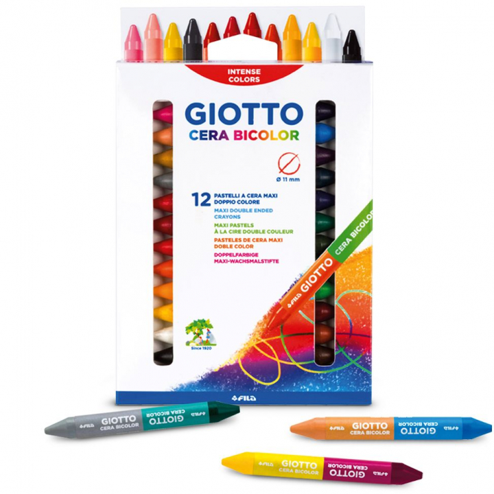 Cera Bicolo 12er-Set (ab 3 Jahre) in der Gruppe Kids / Stifte für Kinder / Kreidestiften für Kinder bei Pen Store (101595)