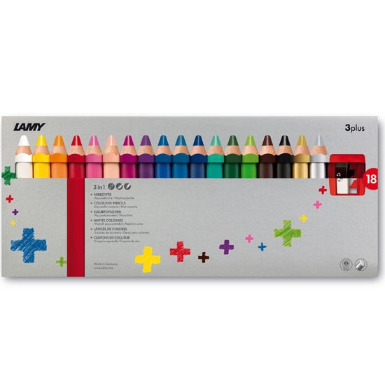 3plus Buntstifte 18er-Set (ab 3 Jahren) in der Gruppe Kids / Stifte für Kinder / Buntstifte für Kinder bei Pen Store (101783)