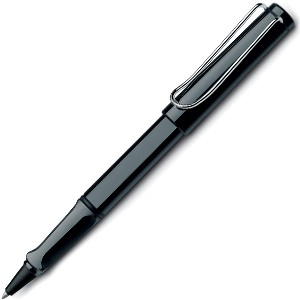 Safari Tintenroller Shiny Black in der Gruppe Stifte / Fine Writing / Tintenroller bei Pen Store (101918)