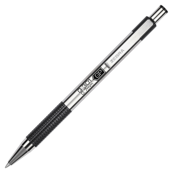 G301 Gelroller 0,7 mm Black in der Gruppe Stifte / Schreiben / Gelschreiber bei Pen Store (102172)