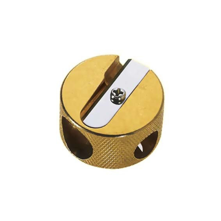 Double Round Anspitzer aus Messing in der Gruppe Stifte / Schreibwaren / Anspitzer bei Pen Store (102251)