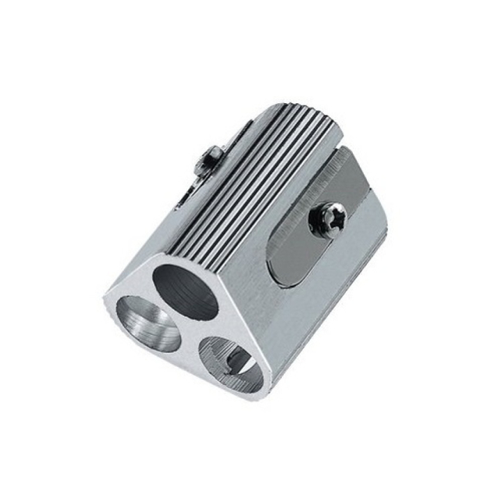 Dreifacher Bleistiftspitzer aus Metall in der Gruppe Stifte / Schreibwaren / Anspitzer bei Pen Store (102260)