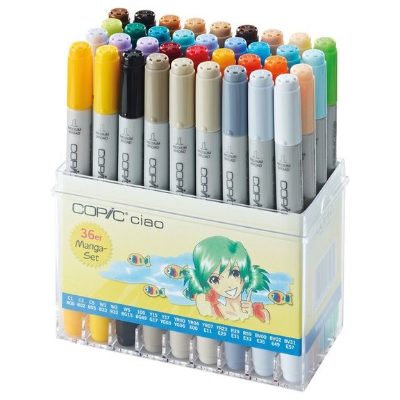 Ciao Manga 36er-Set in der Gruppe Stifte / Künstlerstifte / Marker bei Pen Store (103507)