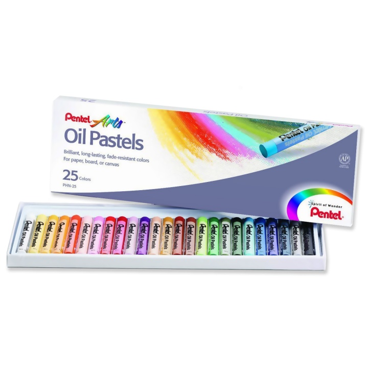 Ölpastel 25er-Set in der Gruppe Künstlerbedarf / Buntstifte und Bleistifte / Ölpastellkreide bei Pen Store (104642)