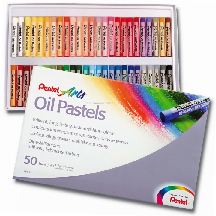 Ölpastel 50er-Set in der Gruppe Künstlerbedarf / Buntstifte und Bleistifte / Ölpastellkreide bei Pen Store (104643)