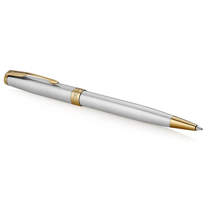Sonnet Steel/Gold Kugelschreiber in der Gruppe Stifte / Fine Writing / Kugelschreiber bei Pen Store (104699)