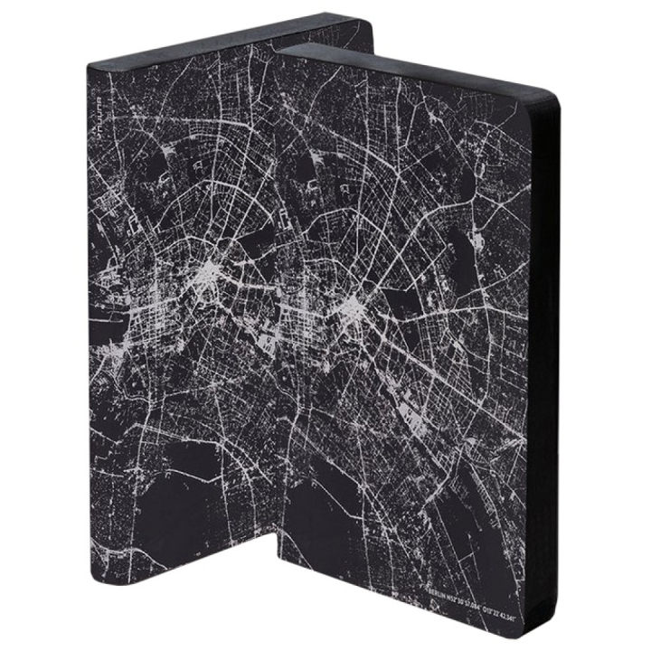 Notebook Graphic Traveller – Nightflight Berlin Silver in der Gruppe Papier & Blöcke / Schreiben und Notizen / Notizbücher bei Pen Store (104890)