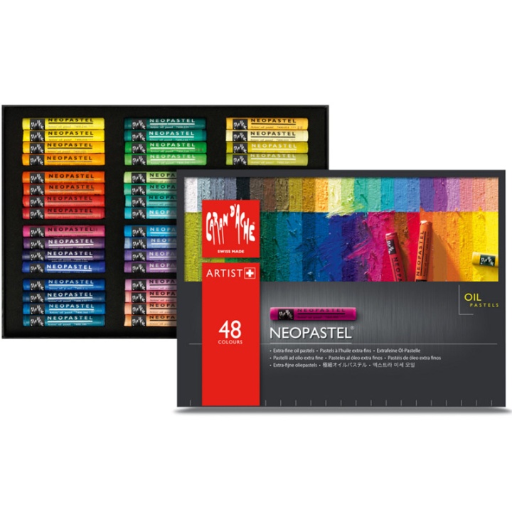 Neopastel 48er-Set in der Gruppe Künstlerbedarf / Buntstifte und Bleistifte / Ölpastellkreide bei Pen Store (104929)