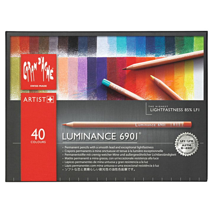 Luminance 6901 40er-Set in der Gruppe Stifte / Künstlerstifte / Buntstifte bei Pen Store (104930)