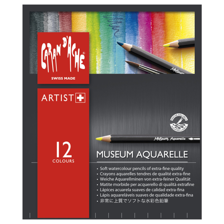 Museum Aquarelle 12er-Set in der Gruppe Stifte / Künstlerstifte / Aquarellstifte bei Pen Store (104933)