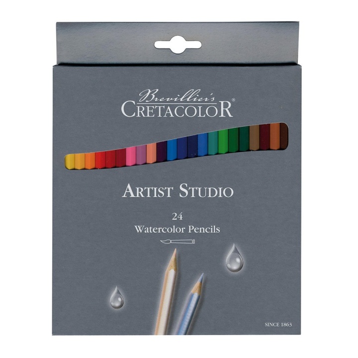 Artist Studio Aquarellstifte 24er-Pack in der Gruppe Stifte / Künstlerstifte / Aquarellstifte bei Pen Store (105027)
