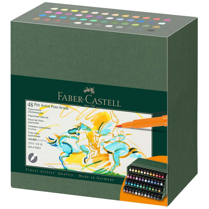 Faber-Castell PITT Artist Brush 48er-Etui Atelier | Pen Store