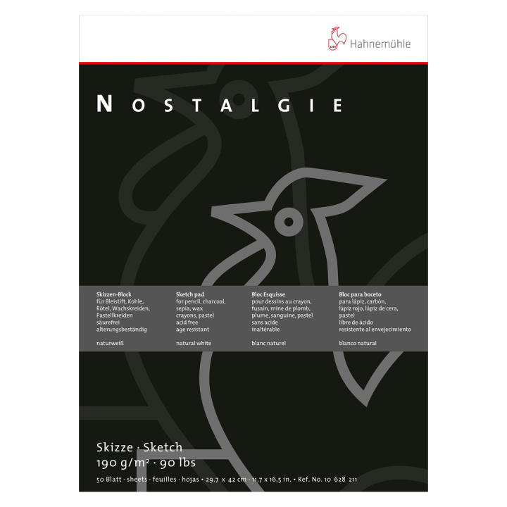 Skizzenblock Nostalgie A5 in der Gruppe Papier & Blöcke / Künstlerblöcke / Zeichen- und Skizzenblöcke bei Pen Store (105164)