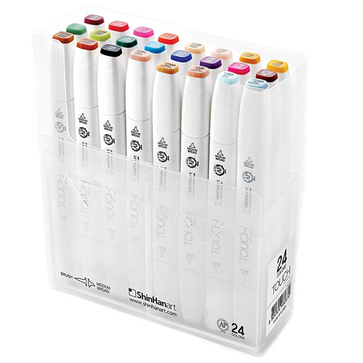 Touch Twin Brush Marker, 24er-Set in der Gruppe Stifte / Künstlerstifte / Marker bei Pen Store (105316)