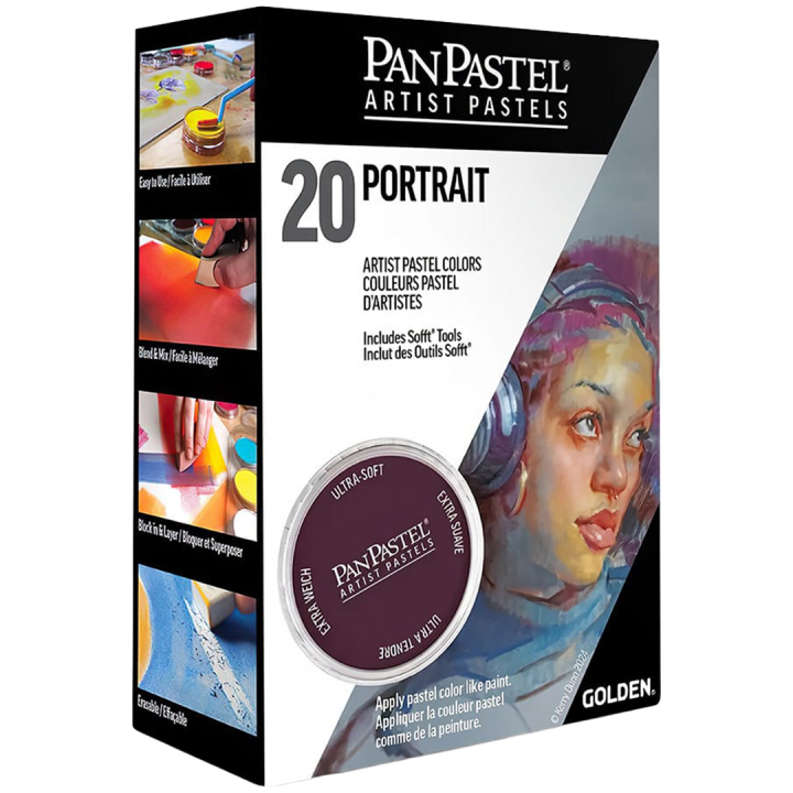 Soft Pastel Pans Portrait 20er-Set in der Gruppe Künstlerbedarf / Künstlerfarben / Pastell / Softpastell bei Pen Store (106068)