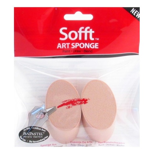 Sofft Art Sponge Round Angle Slice in der Gruppe Künstlerbedarf / Künstlerzubehör / Farbroller und Schwämme bei Pen Store (106075)