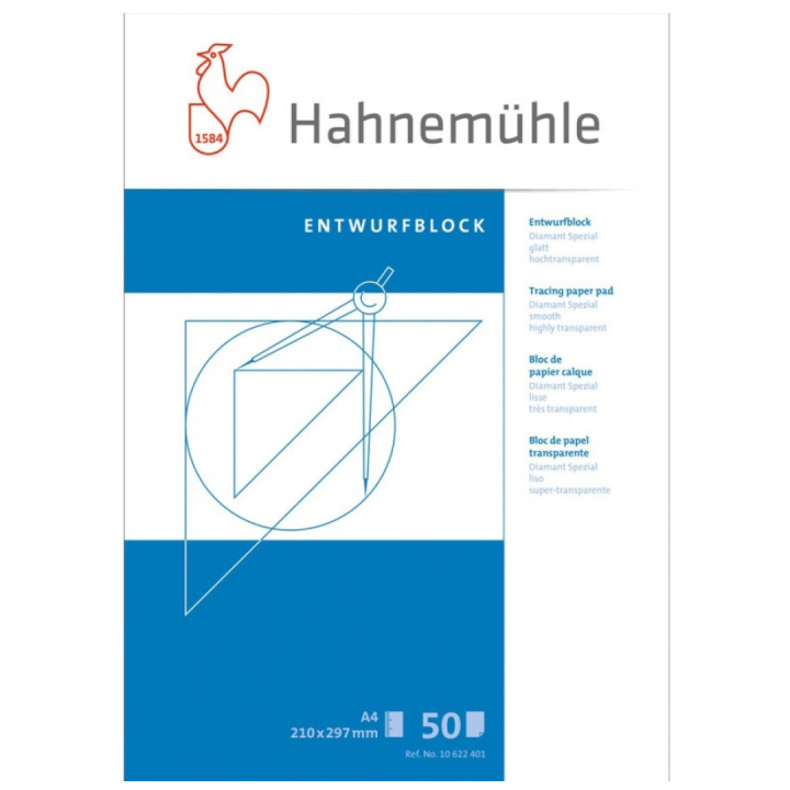 Pauspapier Pad A4 in der Gruppe Papier & Blöcke / Künstlerblöcke / Transparent- und Millimeterpapier bei Pen Store (106212)